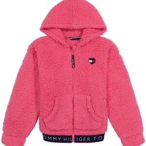 Tommy Hilfiger Kids Fuzzy Pink Hoodie